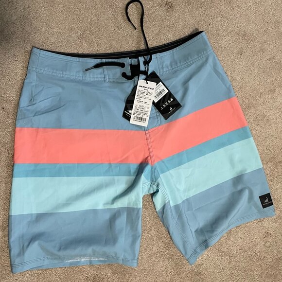 Men's Board/Swim Shorts. 4-way Stretch. UPF50. Key Holder. Surf Cuz 30" - Picture 12 of 13